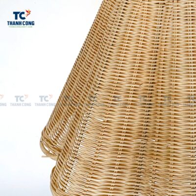 Wicker Scalloped Lampshade, wholesale
