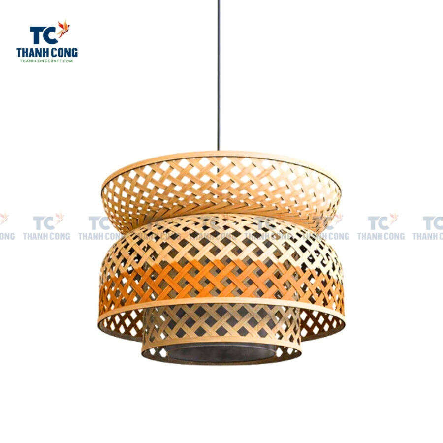 Bamboo Hanging Lamp Shade (TCHD-24376)