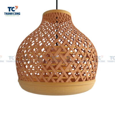Bamboo Wicker Rattan Pendant Light (TCHD-24377)