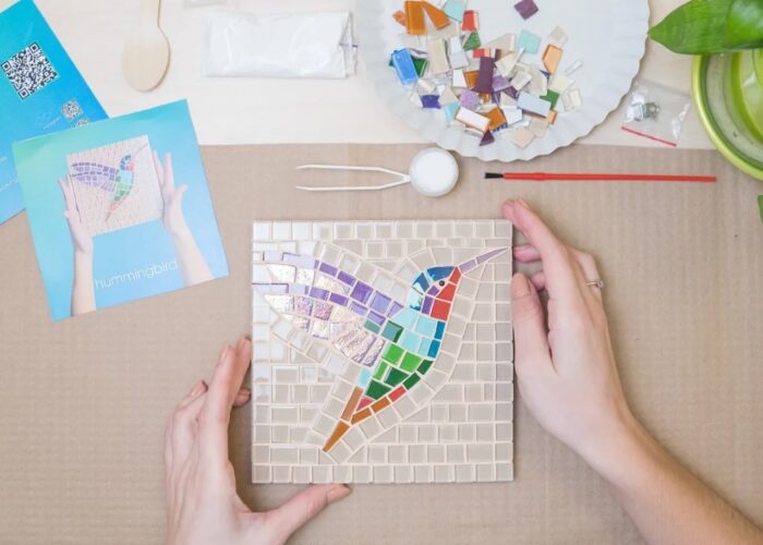 How to make a mosaic sculpture step by step