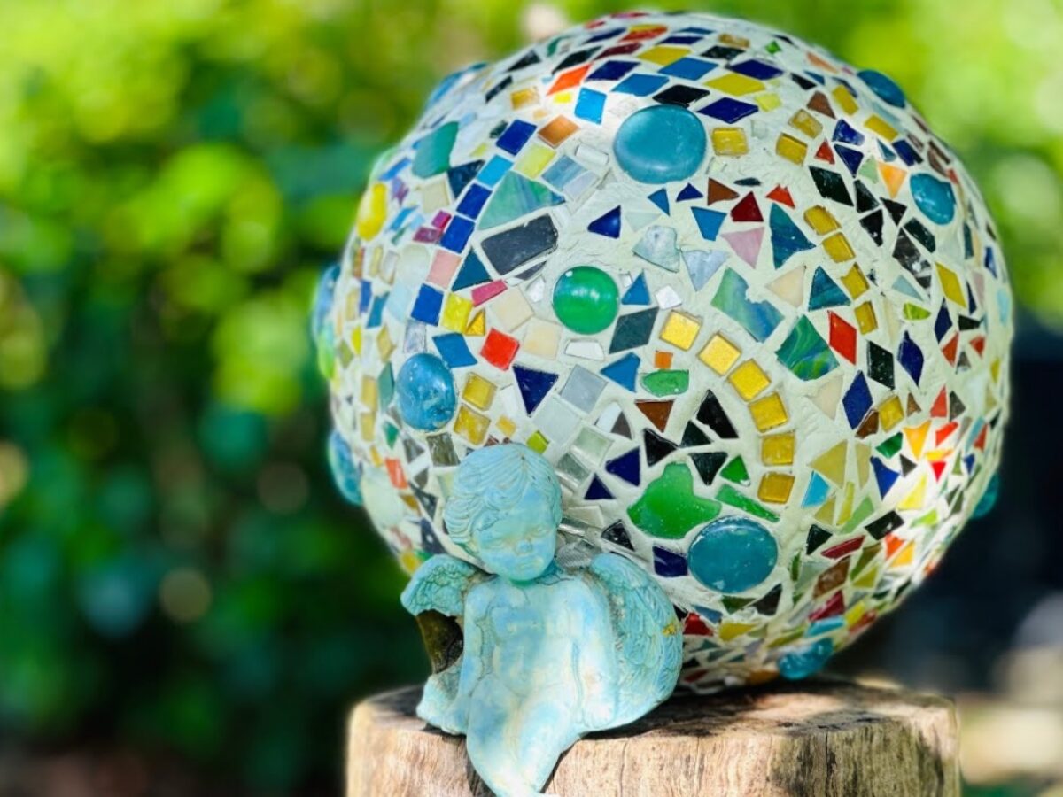 Bowling Ball Gazing Ball Patterns 600x601