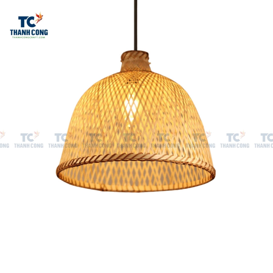 Lamp With Bamboo Shade (TCHD-24391)