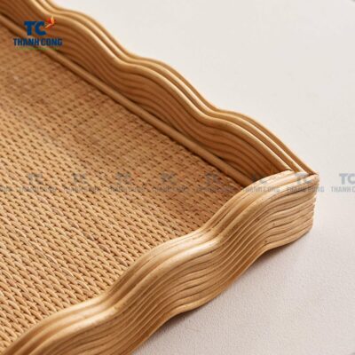 Large Rectangular Rattan Tray (TCKIT-24366)