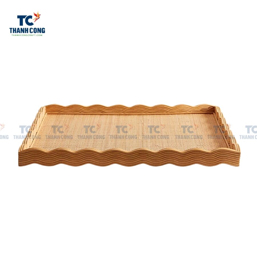 Large Rectangular Rattan Tray (TCKIT-24366)