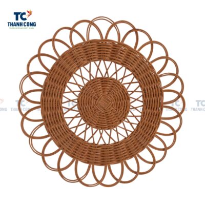 Light Rattan Spiral Placemat (TCKIT-24310)