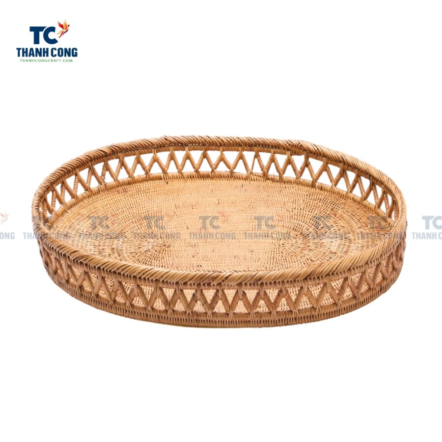 Natural Rattan Oval Tray (TCKIT-24368)