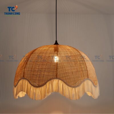 extra large rattan lamp shade
