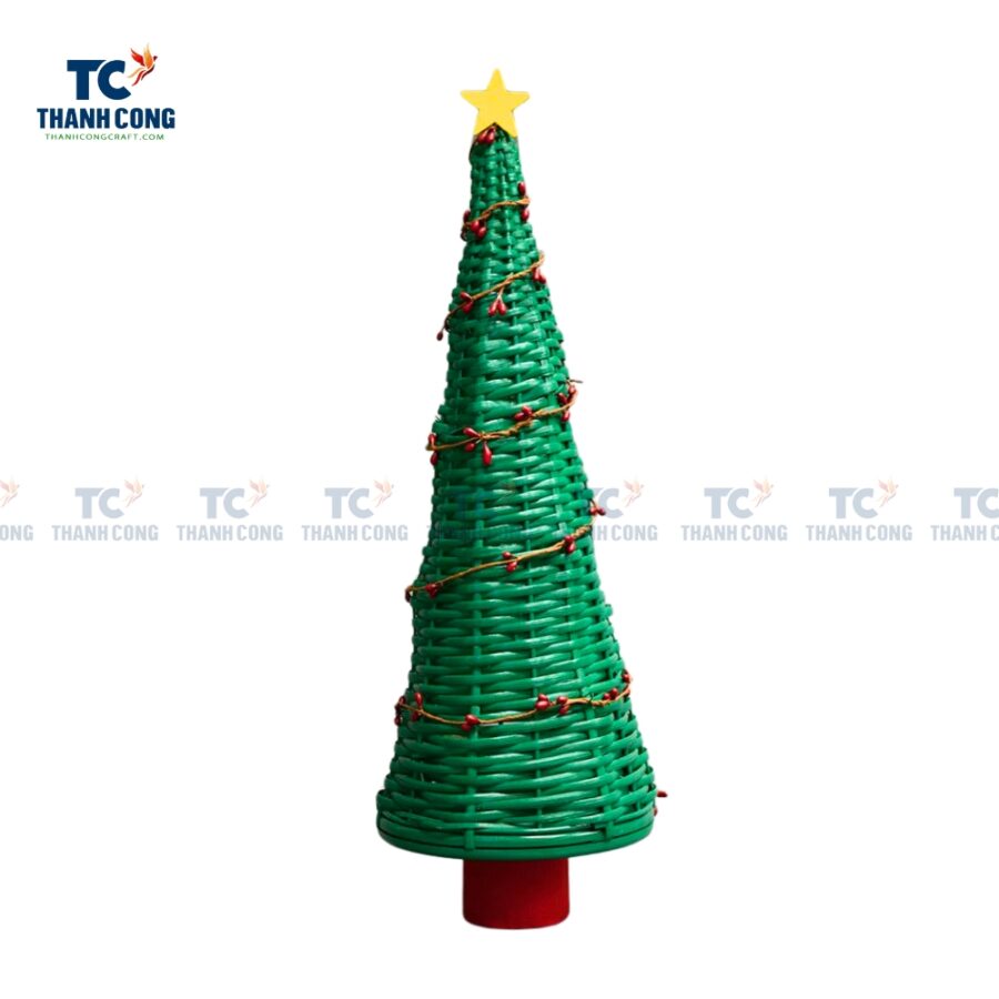 Rattan Christmas Tree Decorations (TCHD-24464)
