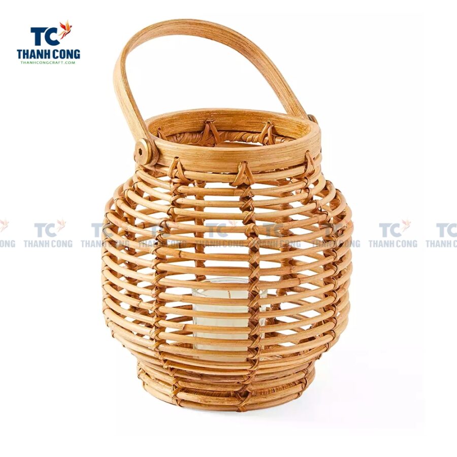 Rattan Hurricane Lantern (TCHD-24438)