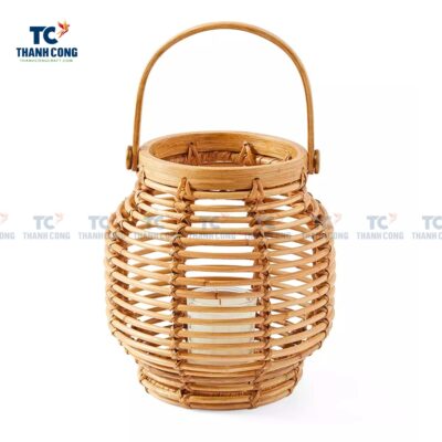 Rattan Hurricane Lantern (TCHD-24438)
