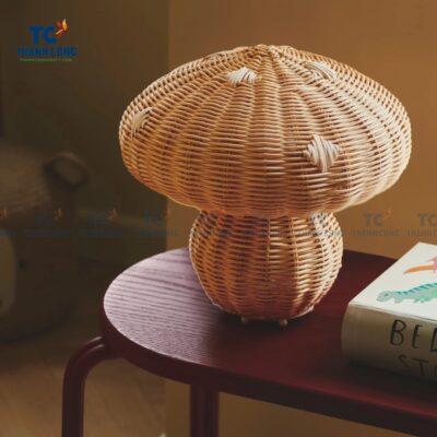 Rattan Mushroom Lantern (TCHD-24434)