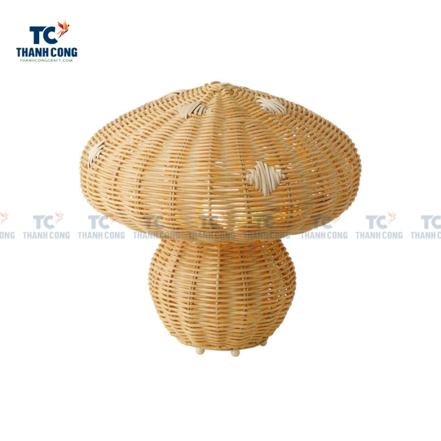 Rattan Mushroom Lantern (TCHD-24434)