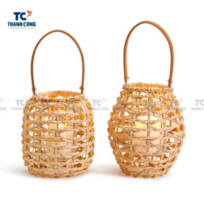 Rattan Outdoor Candle Lantern (TCHD-24431)