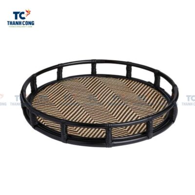 Rattan Tray Black (TCKIT-24363)