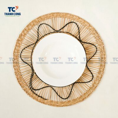 Round Knitting Seagrass Placemats (TCKIT-24399)