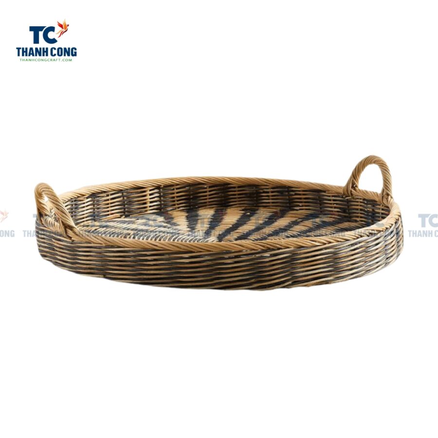 Round Rattan Coffee Table Tray (TCKIT-24338)