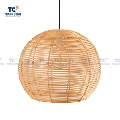 round rattan pendant light, round rattan light shade, round wicker pendant light