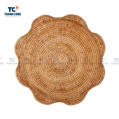 Scalloped Rattan Placemats (TCKIT-24297)