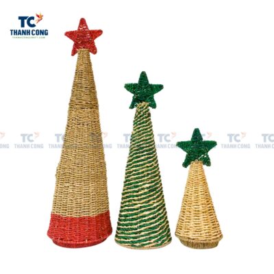 Seagrass Christmas Tree Decor (TCHD-24468)