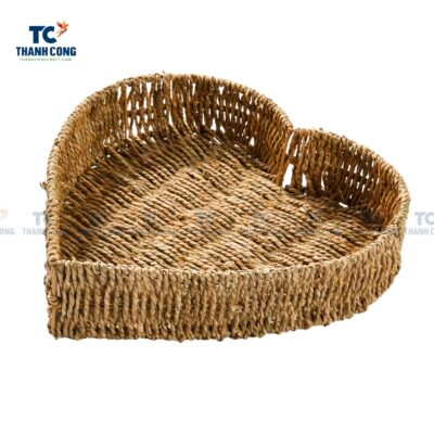 Seagrass Heart Shaped Tray (TCKIT-24412)