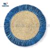 Seagrass Placemat With Blue Border (TCKIT-24397)