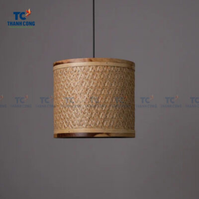 Vintage Bamboo Lamp Shade (TCHD-24384)