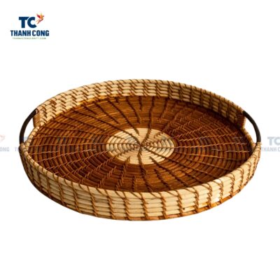 Vintage Rattan Tray (TCKIT-24341)