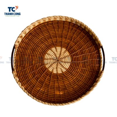 Vintage Rattan Tray (TCKIT-24341)