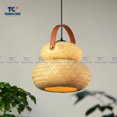 Woven Bamboo Lampshade (TCHD-24392)