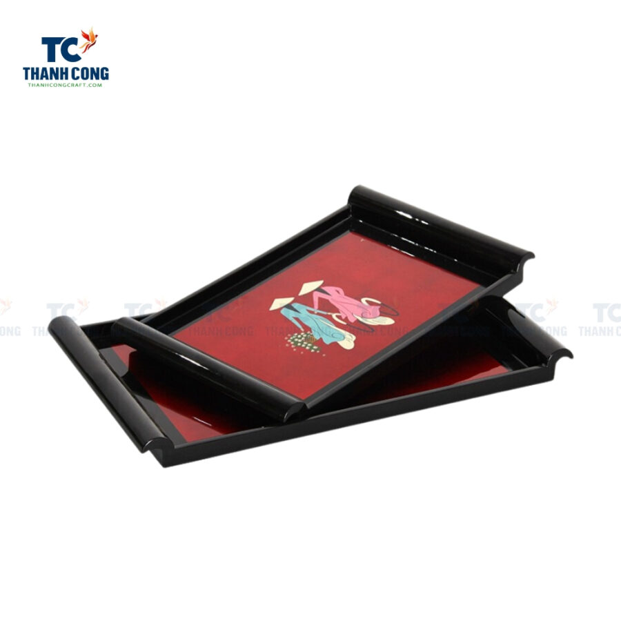 asian lacquer tray, wholesale