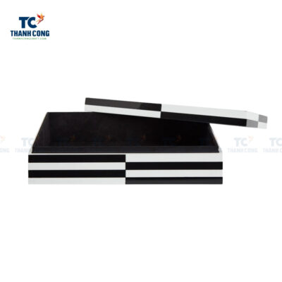 black and white lacquer box, wholesale