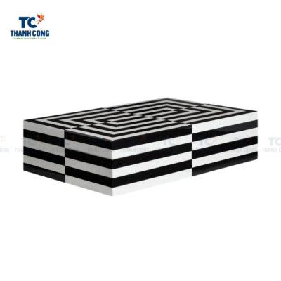 black and white lacquer box, wholesale