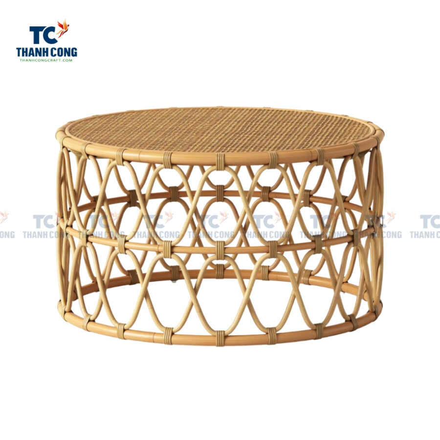 circular rattan coffee table, wholesale