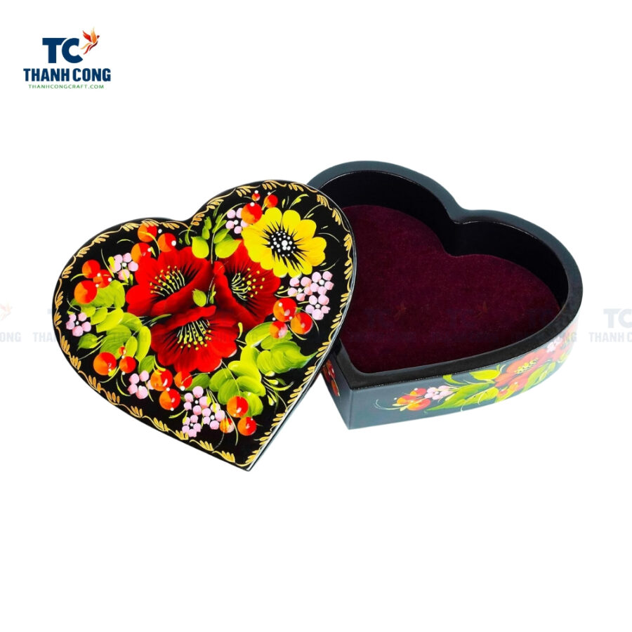 heart shaped lacquer box, wholesale