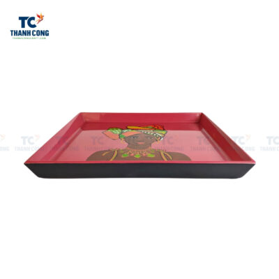 hot pink lacquer tray, wholesale
