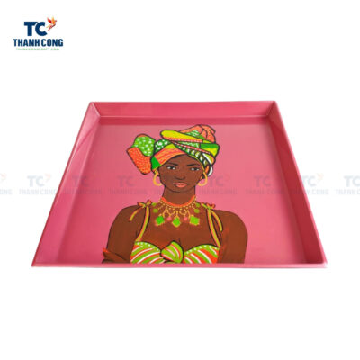 hot pink lacquer tray, wholesale