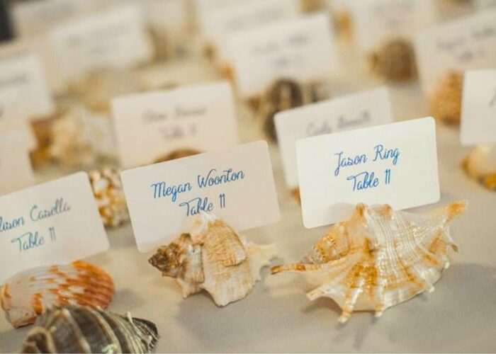 how to write place cards for weddings