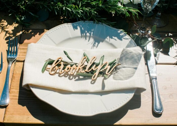 how to write place cards for weddings