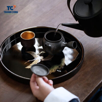 japanese black lacquer tray, wholesale