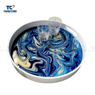Round, Lacquer Tea Tray