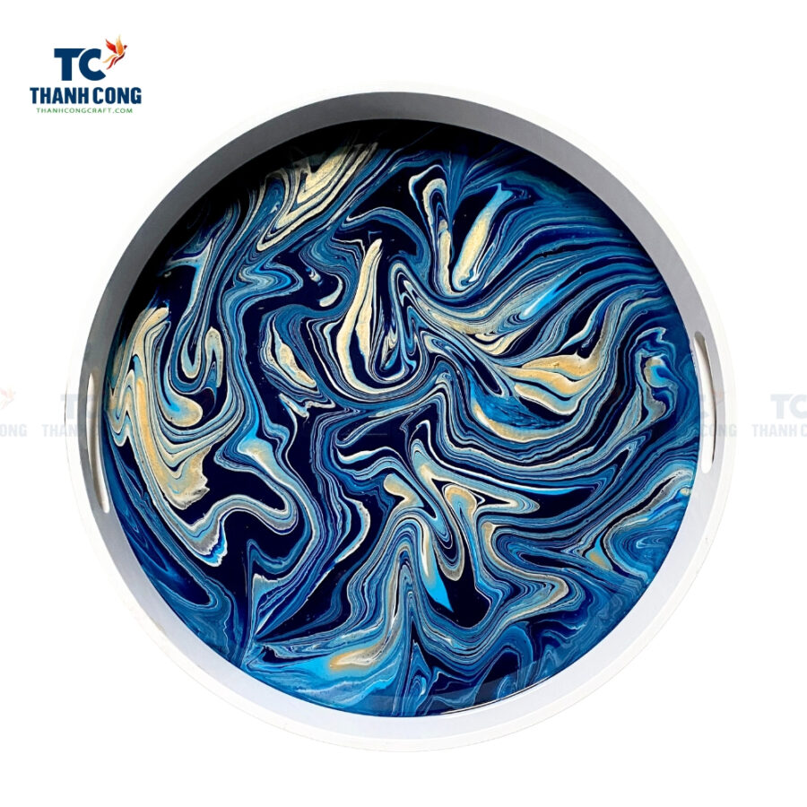 Round, Lacquer Tea Tray