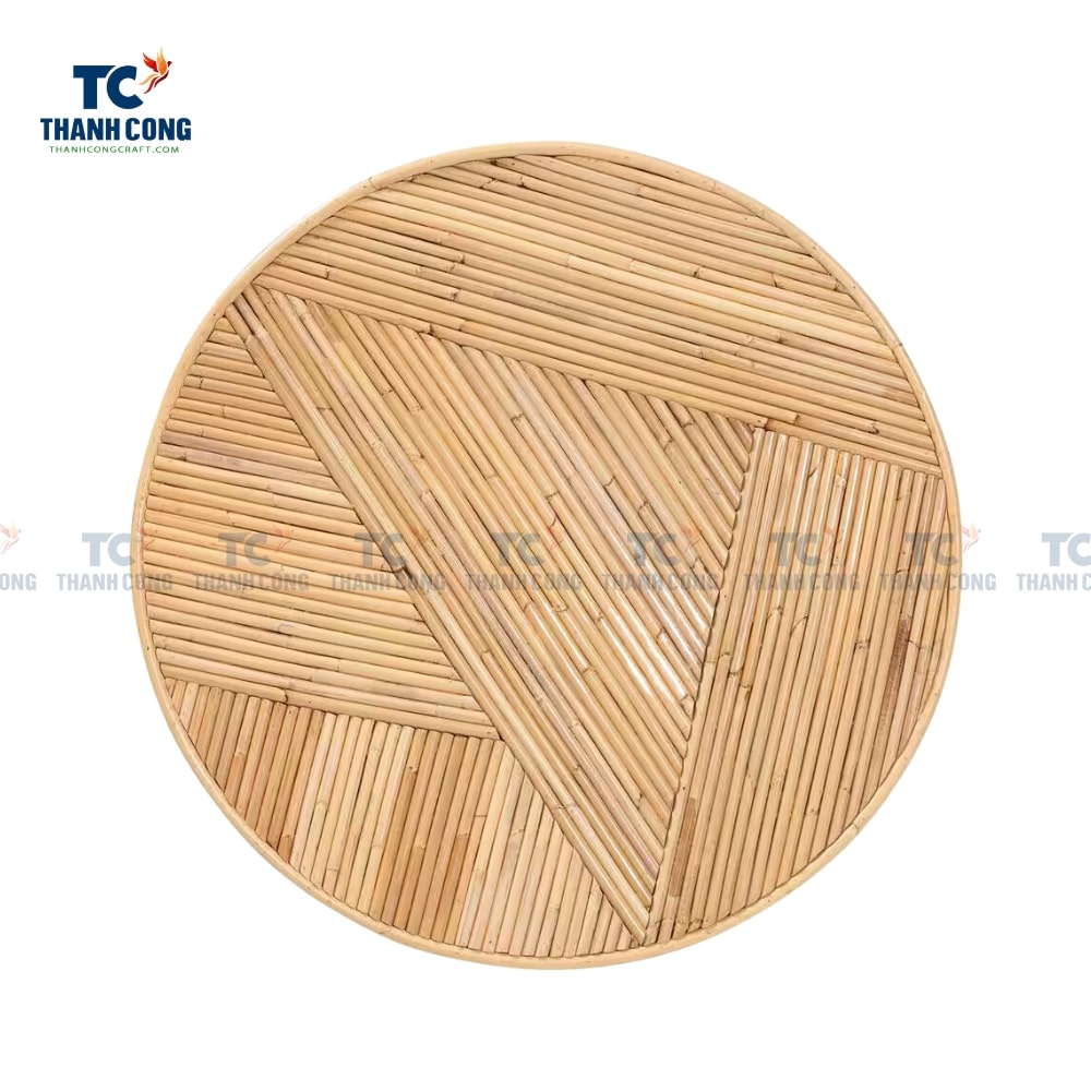 natural rattan coffee table