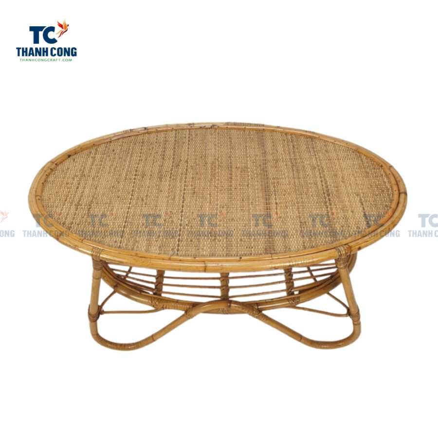 Oval Rattan Coffee Table (TCF-24187)