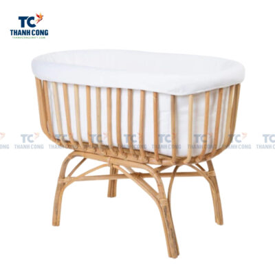 rattan cradle with mattress