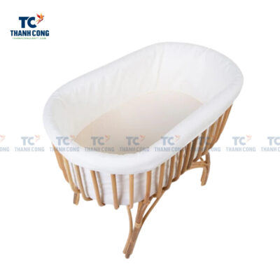 rattan cradle with mattress