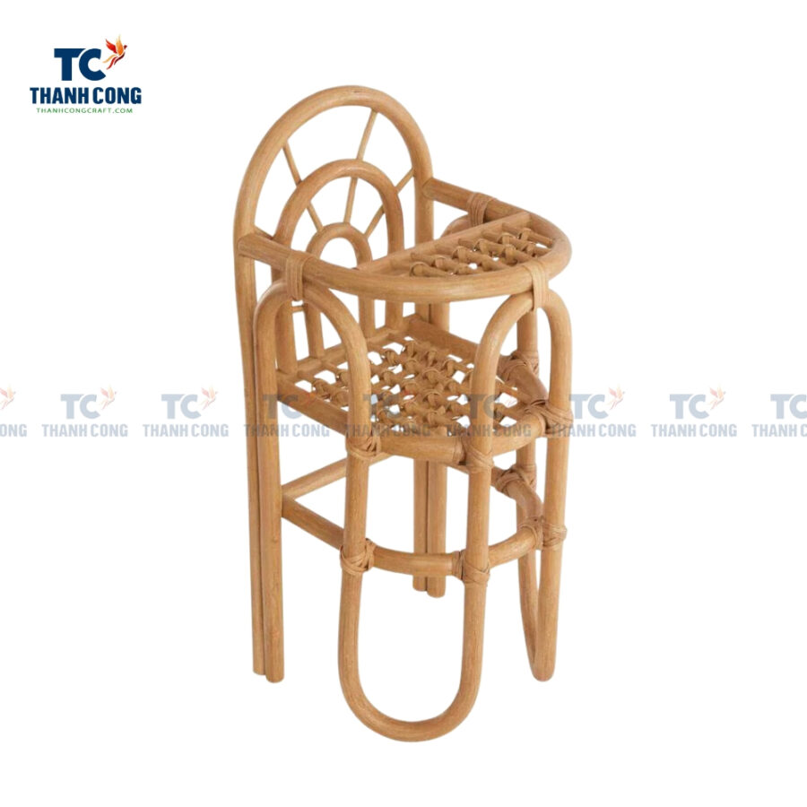 wicker doll high chair