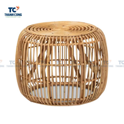 rattan drum side table, wholesale