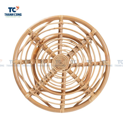 rattan side table with shelf, wholesale