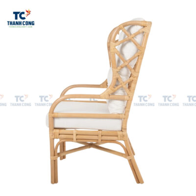 rattan wing back chair, wholesale