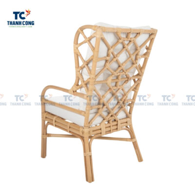 rattan wing back chair, wholesale